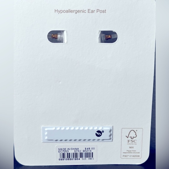 J. Crew Gold Chain and Pearl Drop Earrings - Picture 3 of 4